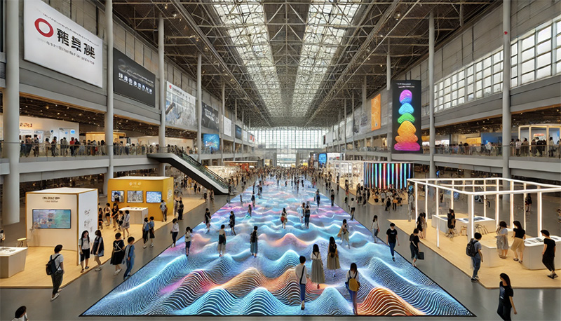 Trade-Shows-Sensor-LED-Floor Trade-Shows-Sensor-LED-Floor