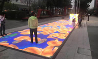 6.25mm Outdoor Interactive LED Floor Screen For Commercial Street