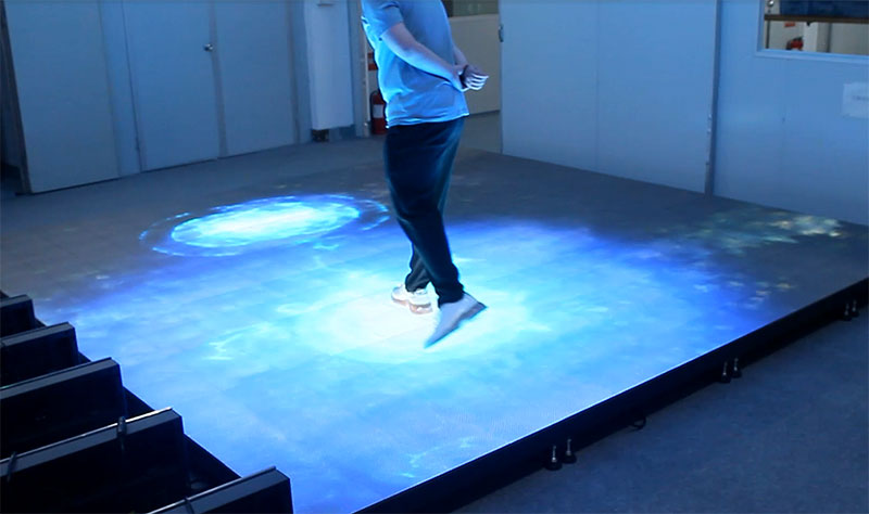 What is the difference between Touch LED Dance Floor and LED display?