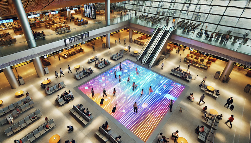 Sensor-LED-floor-Customization-and-Design