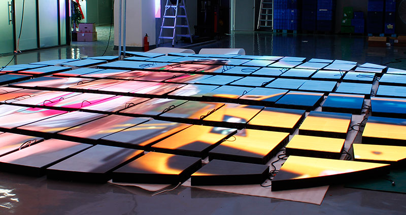 How Do LED Floor Factories Handle Large-scale Orders?